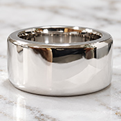 Extra heavy band cock ring.