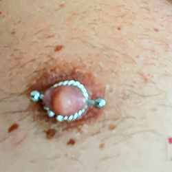 men's nipple rings non-pierced