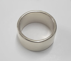 silver cock ring band
