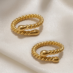 twisted gold nipple ring jewelry