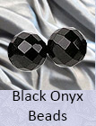 Black onyx gemstones