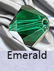 Emerald Swarovski crystal