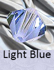 Light blue Swarovski crystal