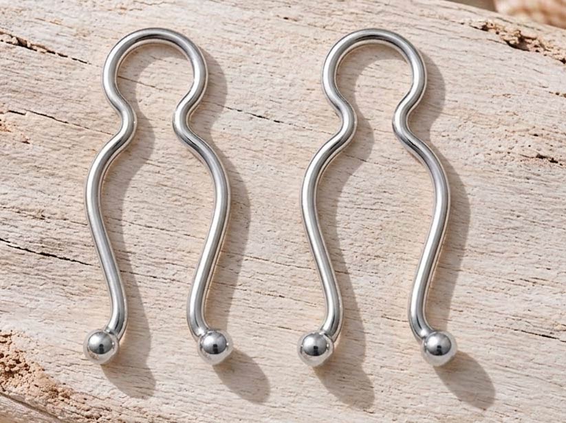 nipple clips, non-piercing jewelry