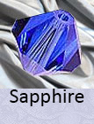 Sapphire Swarovski crystal