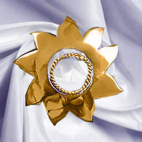flower shield jewellery